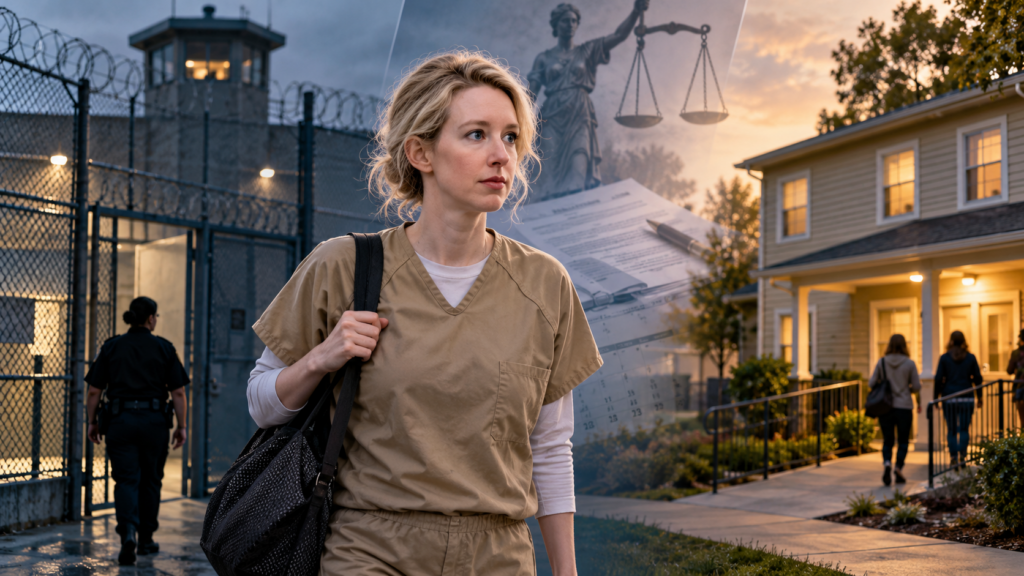 elizabeth holmes prison release